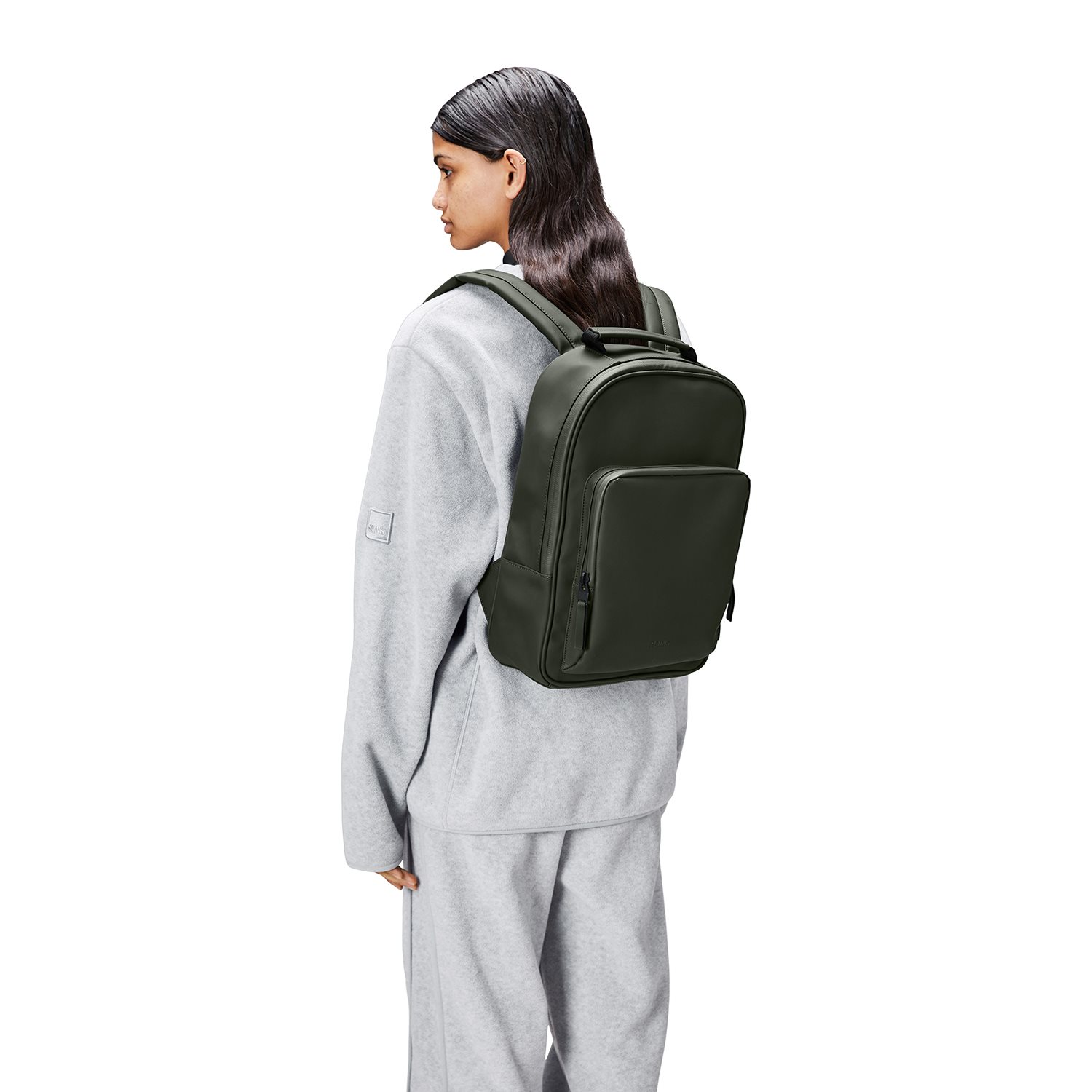 Rains Book Daypack W3 green