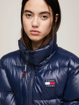 Jaqueta puffer Alaska midi de plumas recicladas