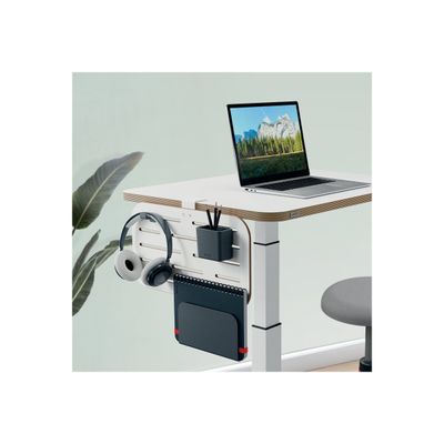 Leitz Ergo Small - Pegboard desk organizer - carte MDF - blanc