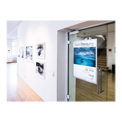 Durable Duraframe Poster - Cadre d'affichage adhésif - A1 - argent