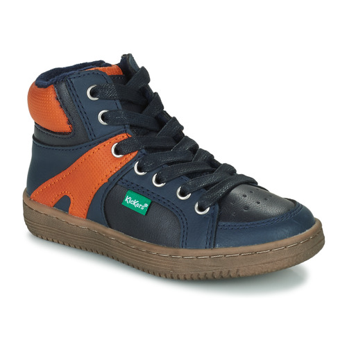 Kickers - LOWELL - Marine / Orange