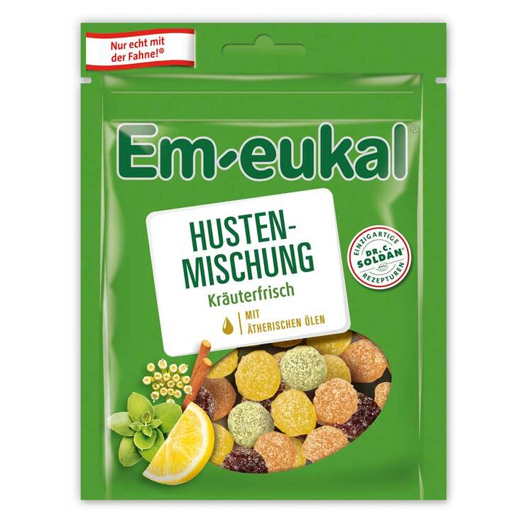 EM Eukal Gummidrops Hustenmischung zuckerhaltig, 90 g