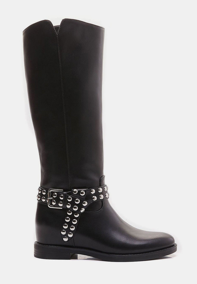 Bottes compensée femme noires Aguasia V2