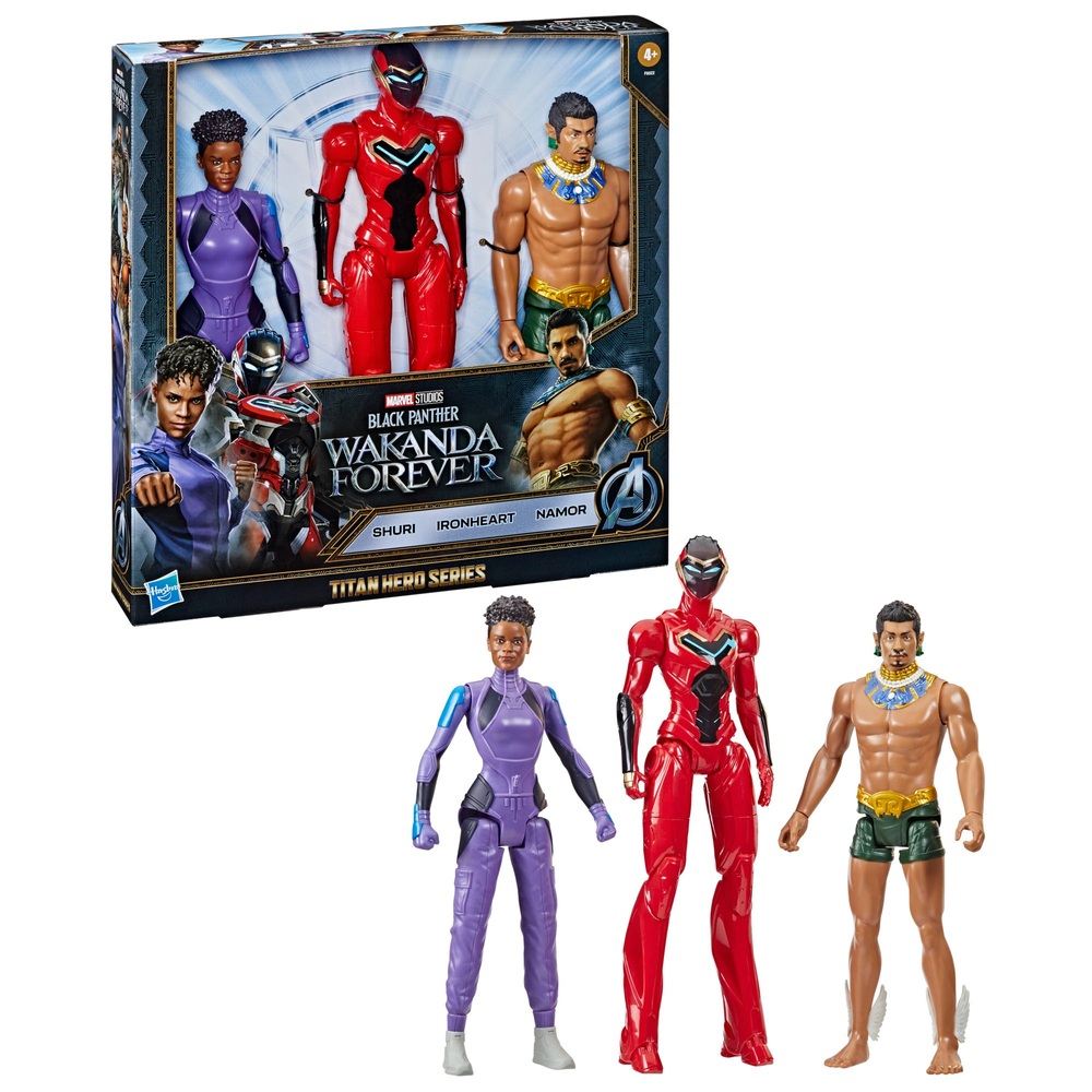 Black Panther Wakanda Forever Titan Hero Serie 3 Figurenset