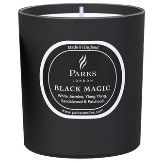 Bougie parfumée - Jasmin blanc, ylang ylang & santal - Black Magic - 220 g