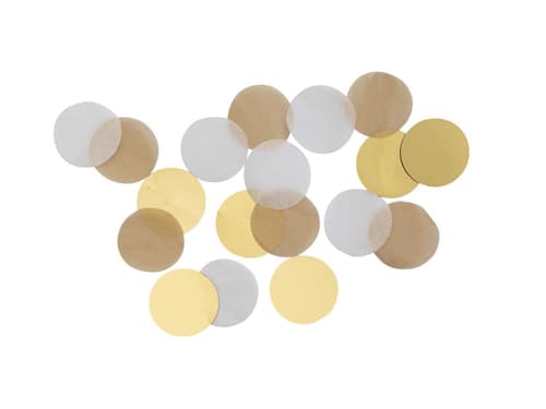 Konfetti Gold Brush braun/gelb/grau