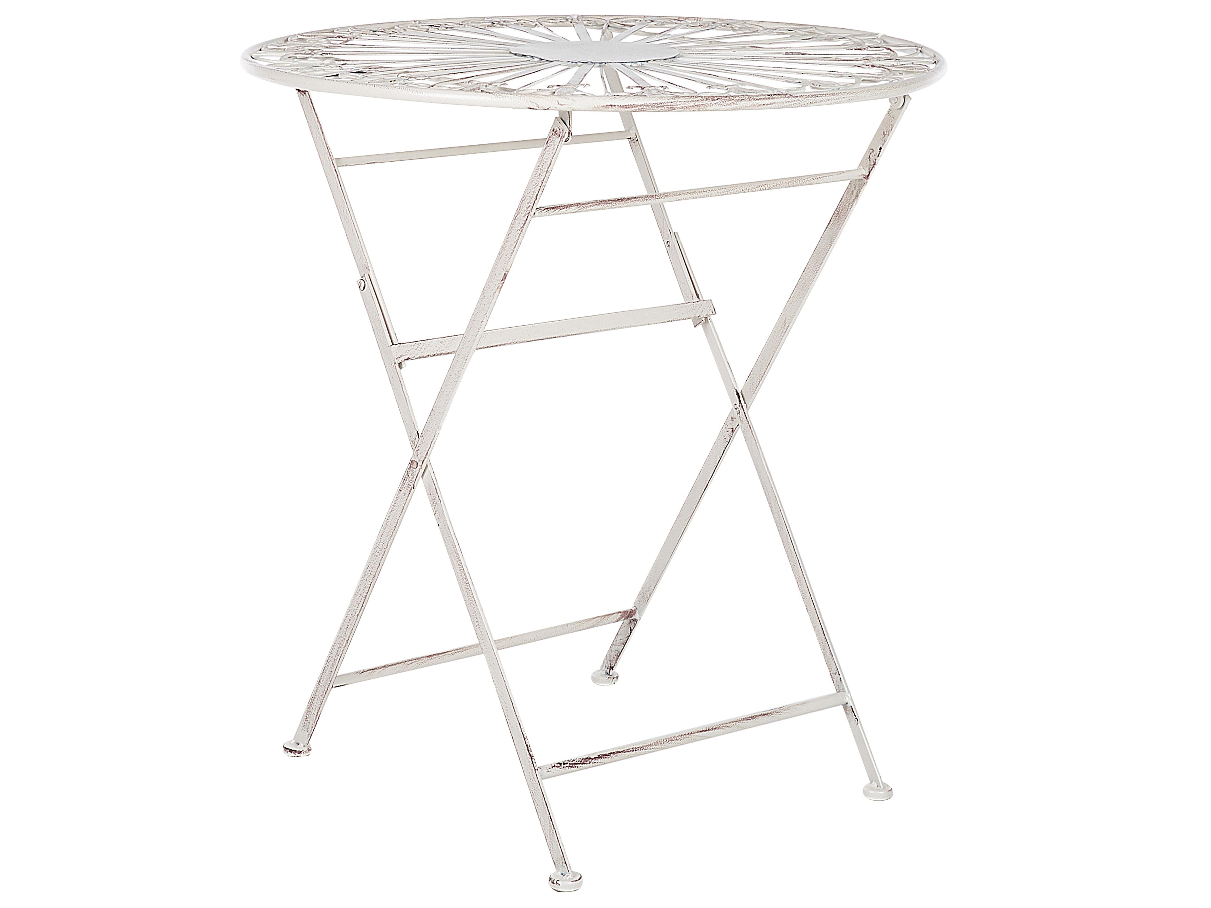 Bistrotafel SCAFA 70 cm 70 cm Metaal Wit