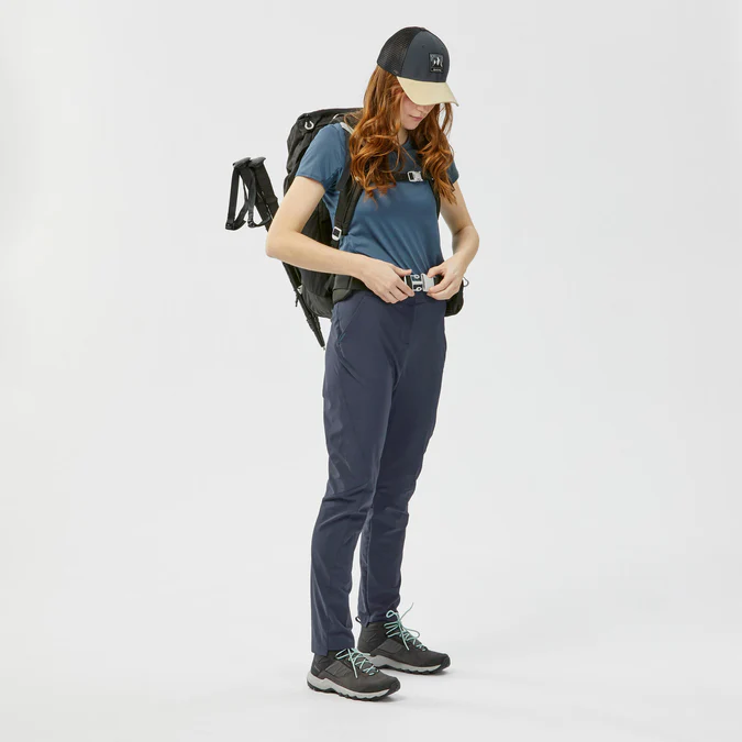 Decathlon Quechua - Calça de caminhada feminina Quechua para montanha MH100