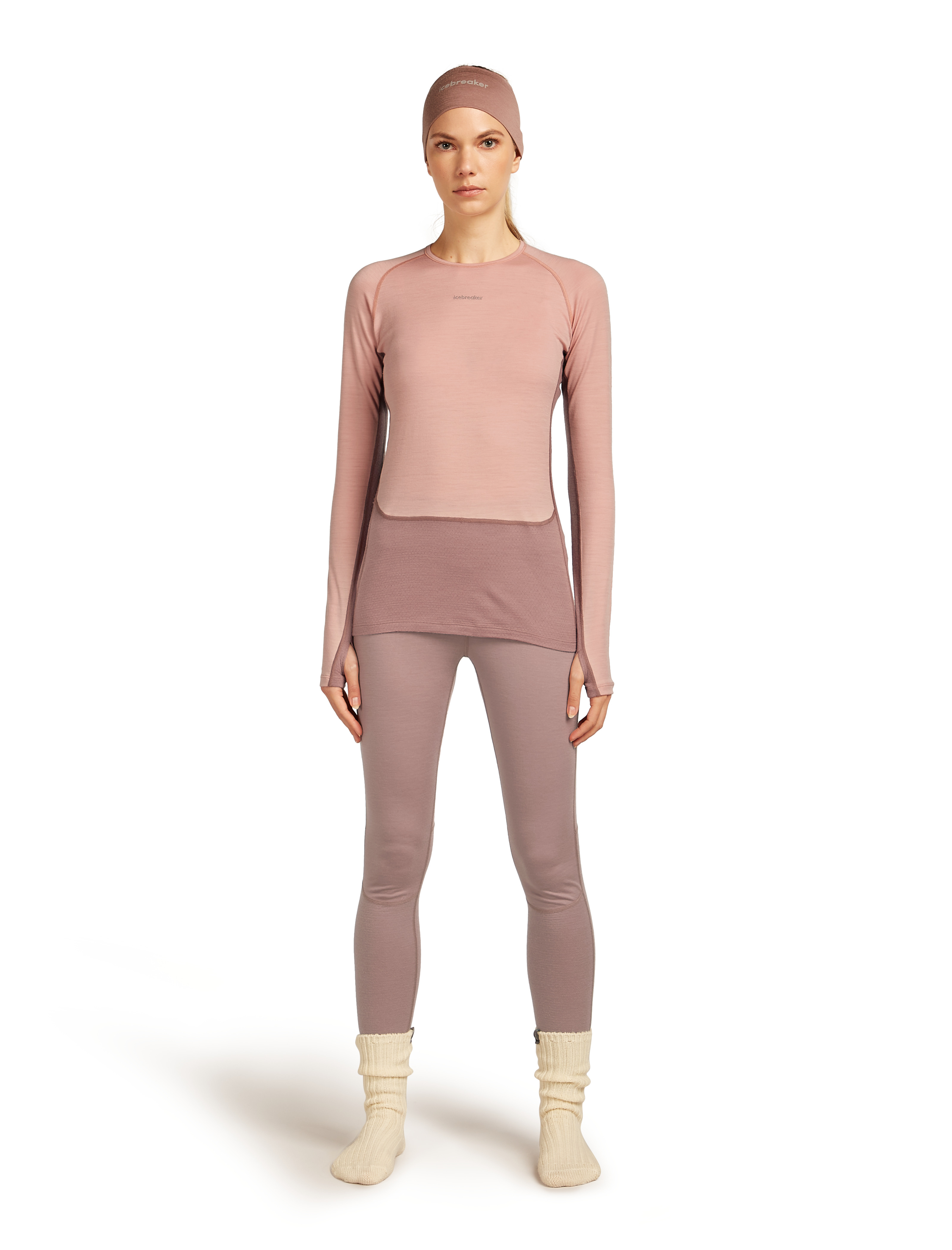 W Merino 200 ZoneKnit LS Crewe