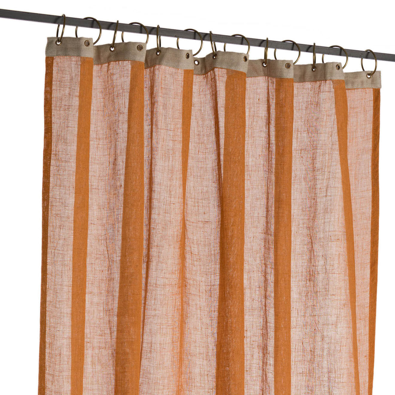 En Fil d'Indienne Voilage Brise ambre - 140x280 cm
