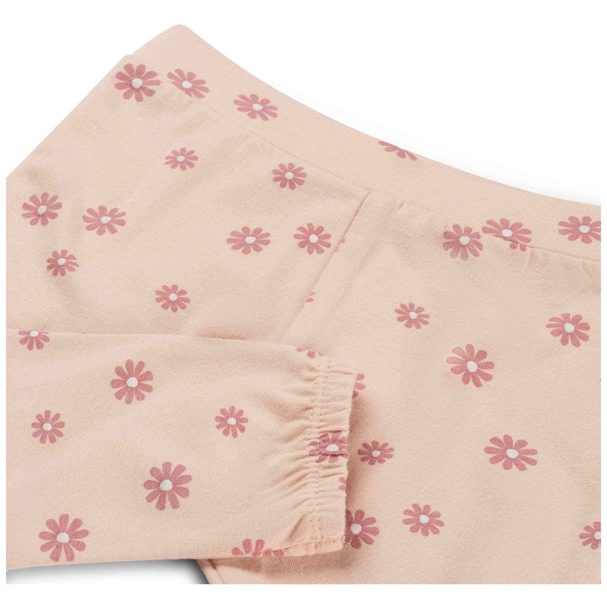 Prénatal newborn broek  bloemen roze