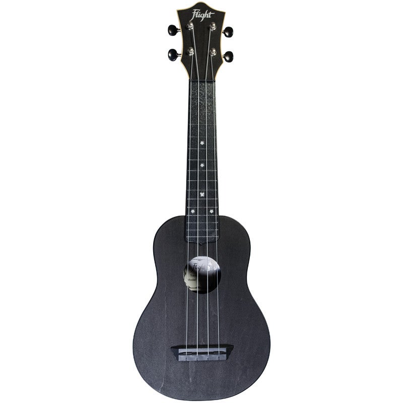 Flight Travel Series TUS35 Black sopraan ukelele met gigbag