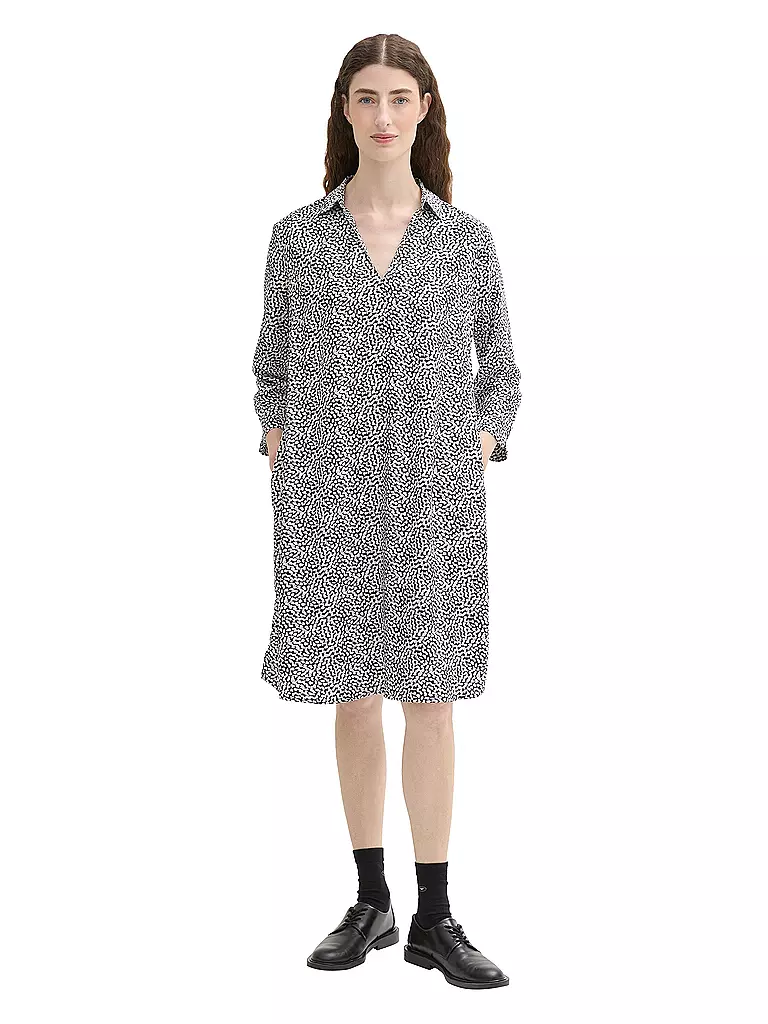 TOM TAILOR Midikleid blau