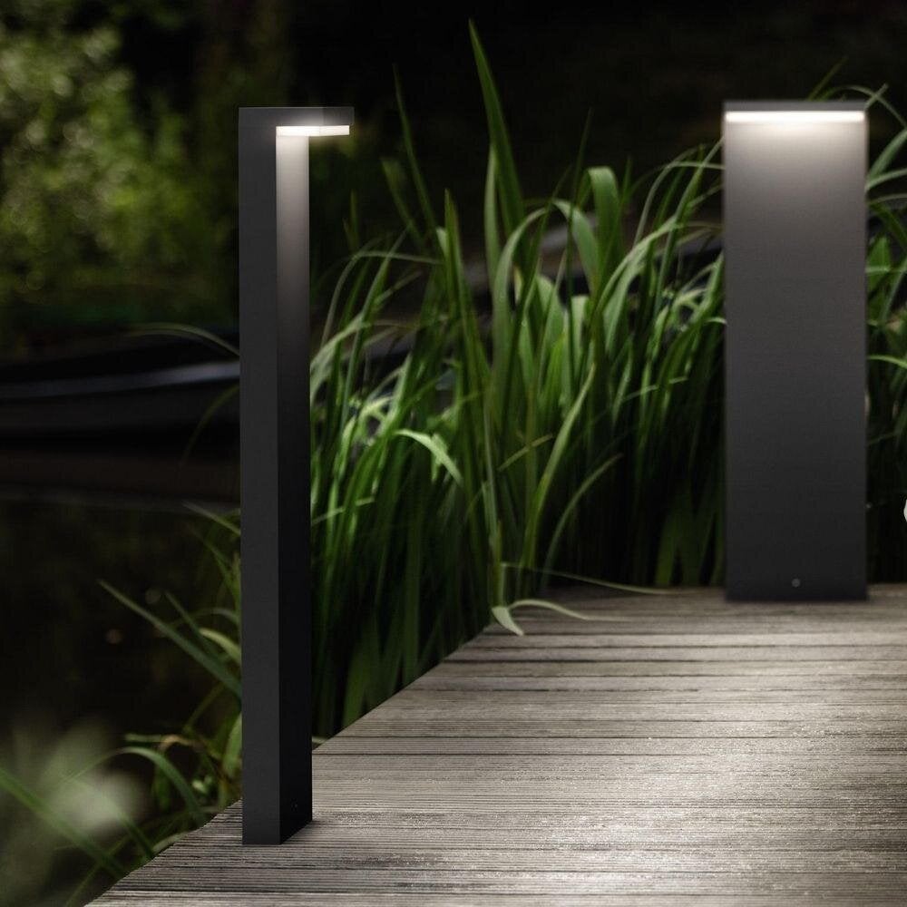 Bustan LED-padverlichting in antraciet en wit, 3,8W, 800lm, IP44