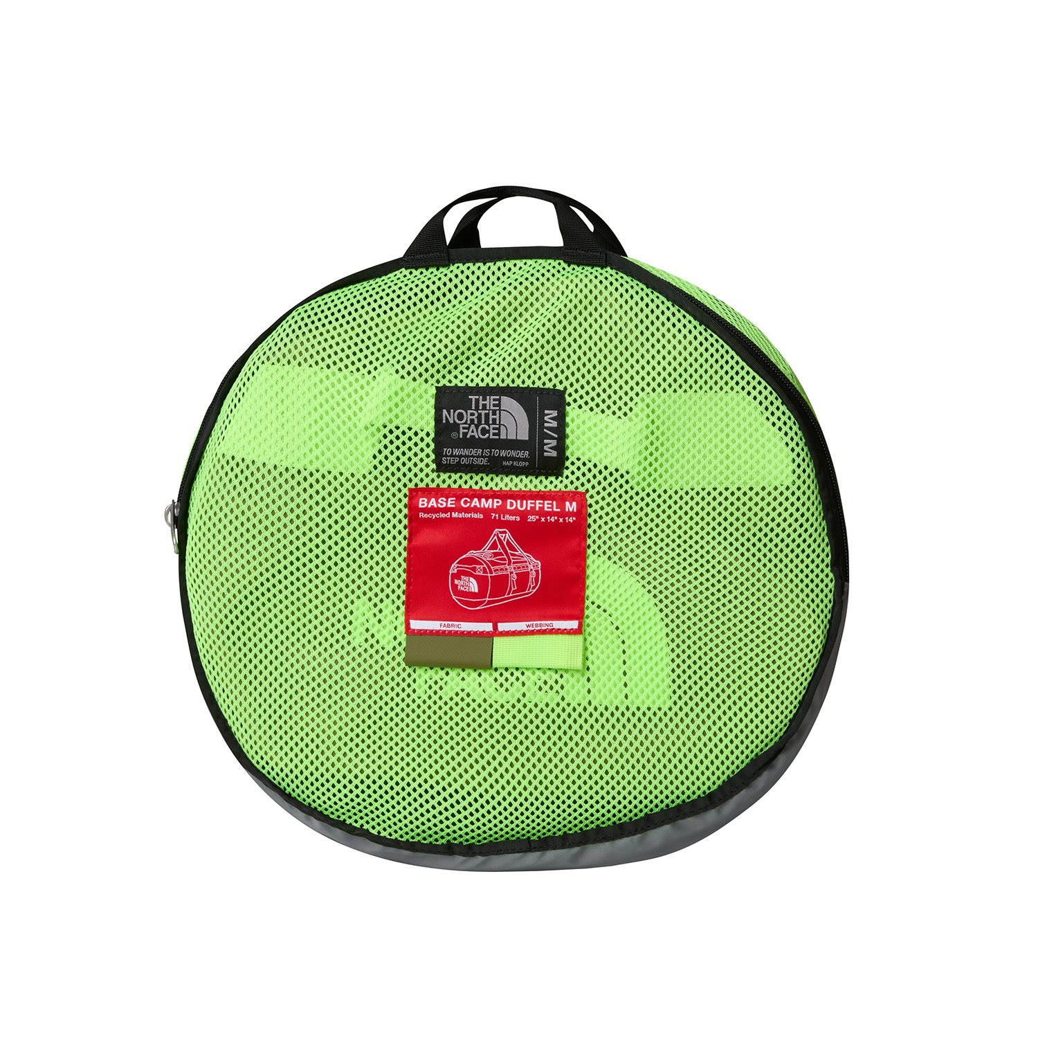 The North Face Base Camp Duffel M forest olive/safety grey