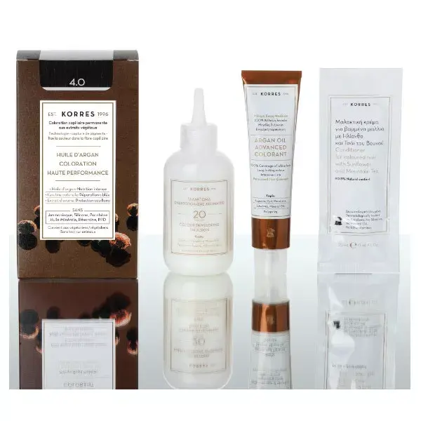 Korres Capillaire Coloration Permanente Châtain Naturel 4.0