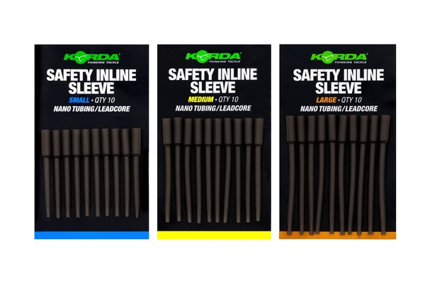 Korda Safety Inline Sleeve Nano Tubing/Leadcore (10 Pièces)