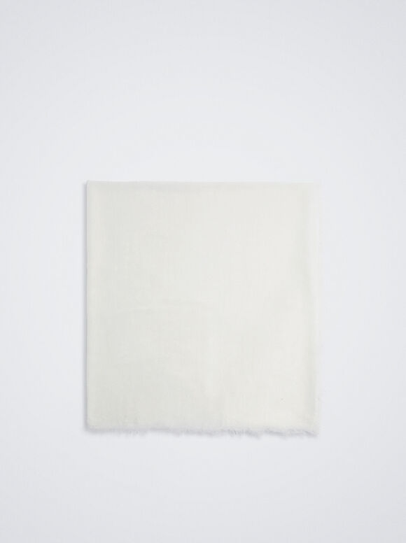 Pashmina lisa - Branca