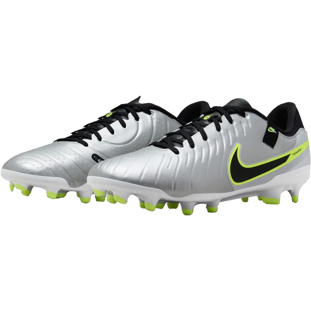 Nike Tiempo Legend 10 Academy MG Fußballschuhe metallic silver
