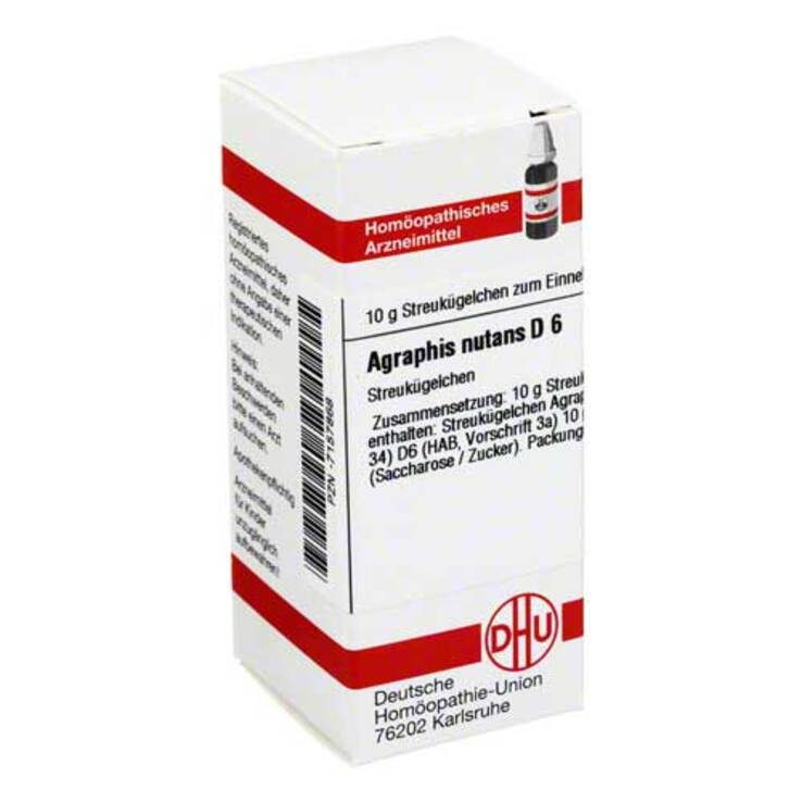 DHU Agraphis Nutans D 6 Globuli, 10 g