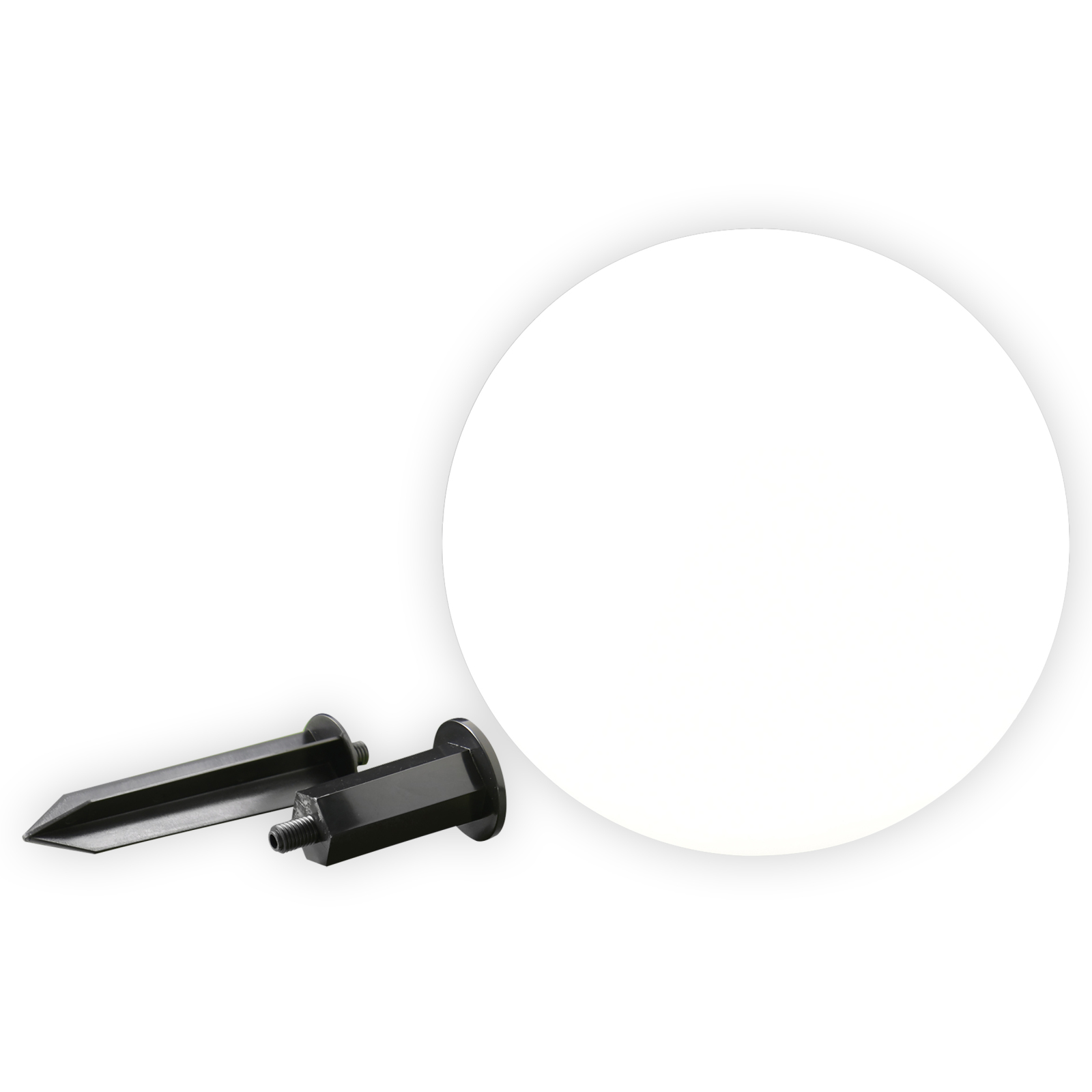 Kugelerdspieß BALL - weiß-schwarz - Ø 20 cm