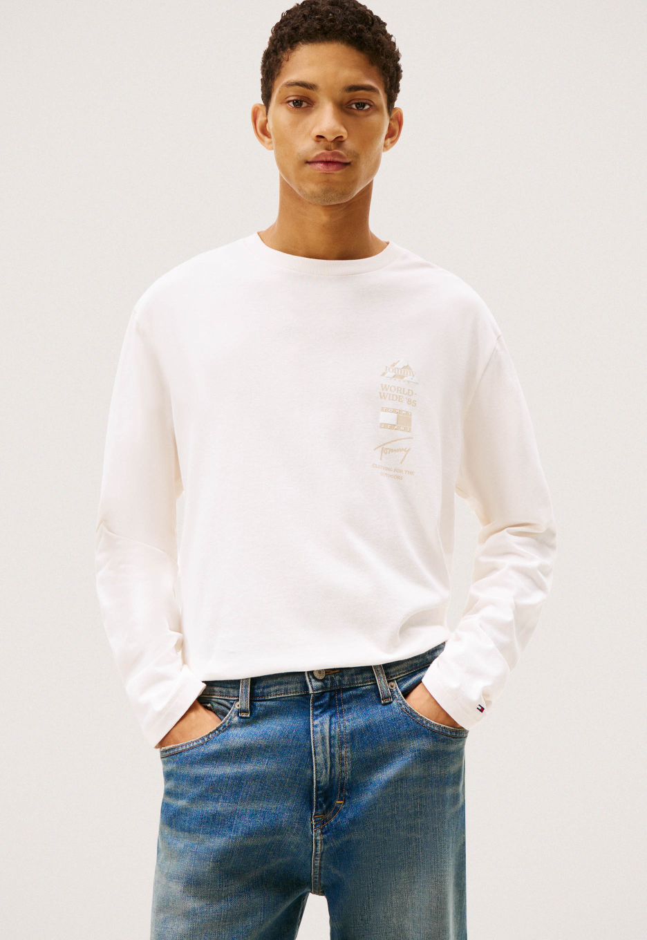 Tommy Jeans Back Graphic Relaxed Long Sleeve