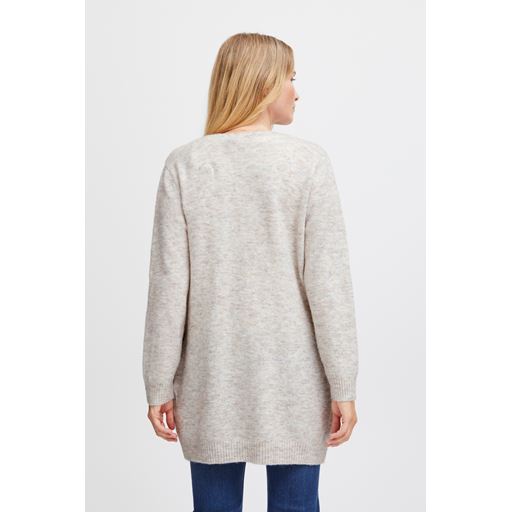 Fransa Sanny Cardigan, Limestone Melange, L