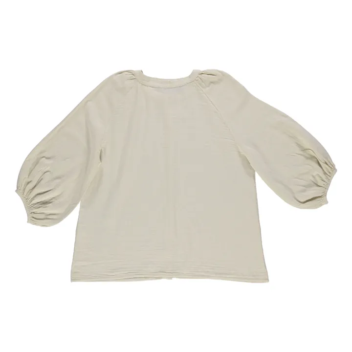 Poudre Organic Blouse Onagre Double Gaze de Coton - Collection Femme | Crème