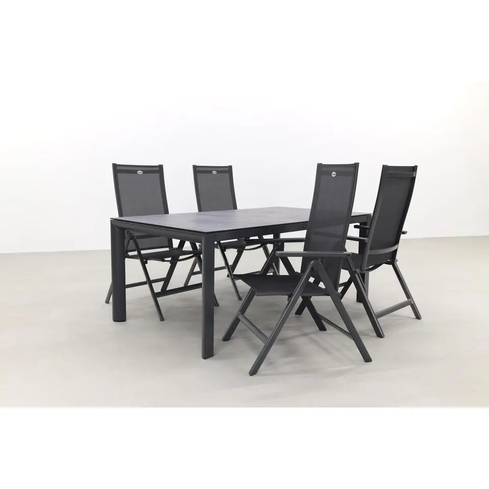 Hartman Napoli/Baltimor 180 cm. verstelbare tuinset - 5-delig