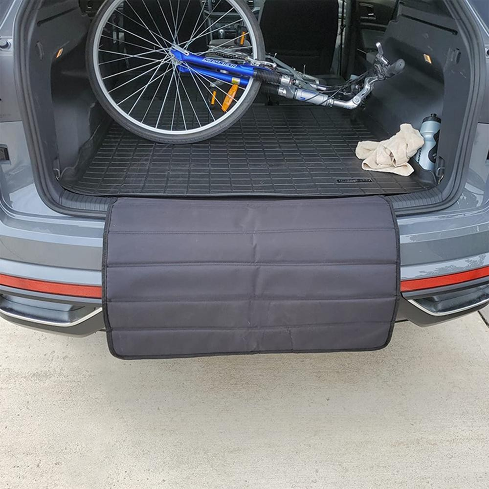 (80x63cm) Auto Ladekanten Schutz Kofferraum Stossstangen Abdeckung Wasserfeste Schondecke - Schwarz