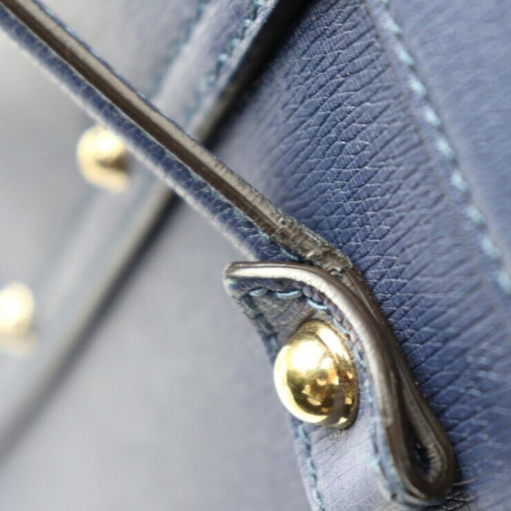 Gucci Vintage Gucci Bamboo Navy