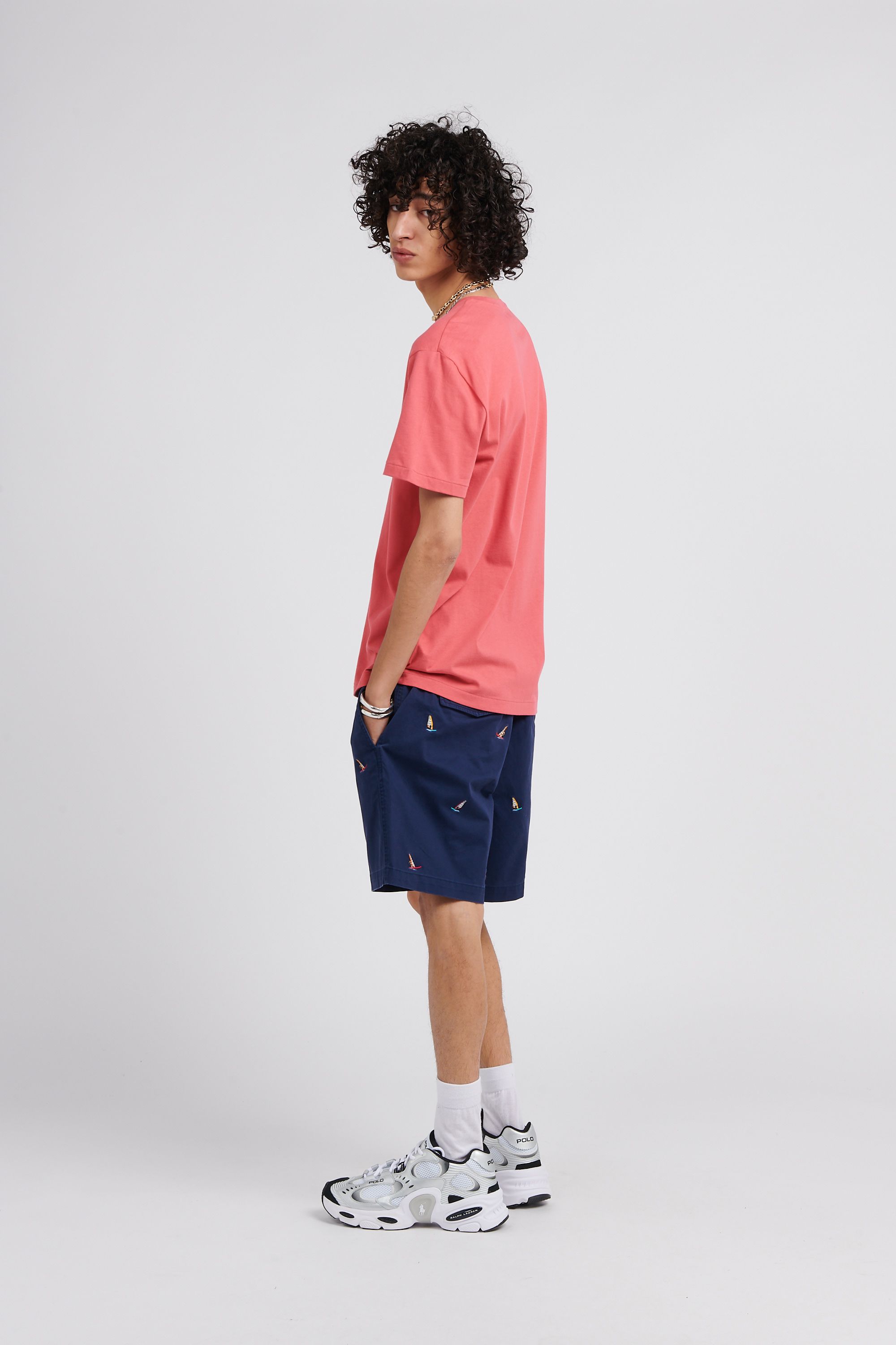 POLO RALPH LAUREN Short  6-Inch Polo Prepster Embroidered Short Beige
