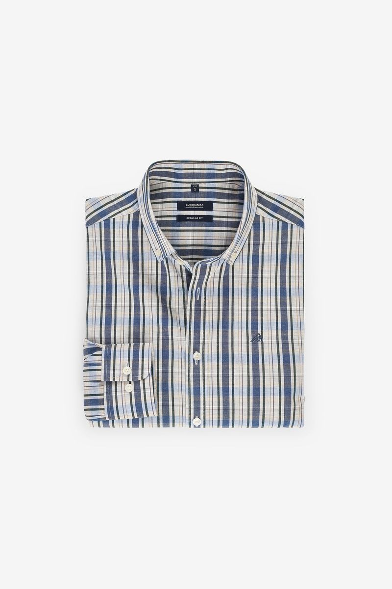 CAMISA AOS QUADRADOS REGULAR FIT