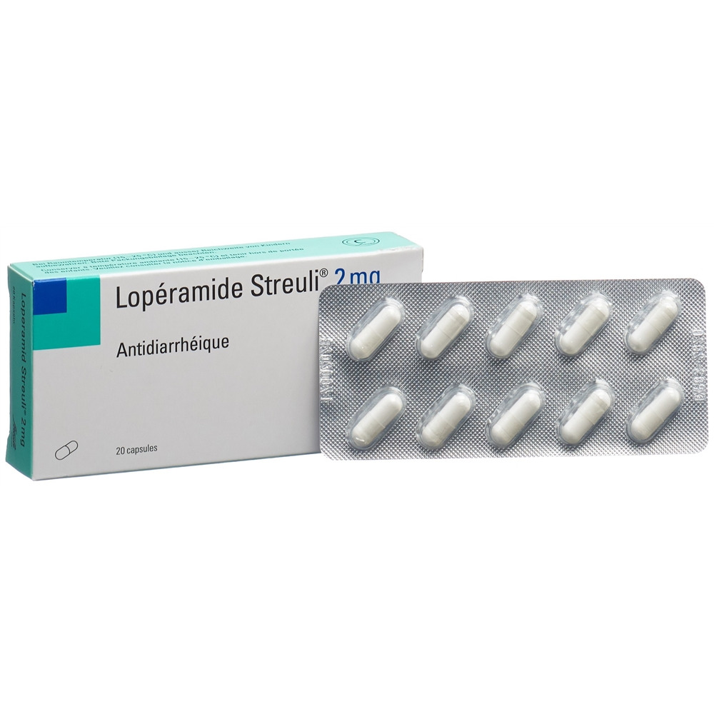 LOPERAMIDE Streuli Kaps 2 mg Blist 20 Stk