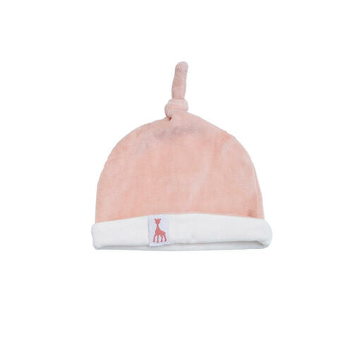 Bonnet 0/1 mois Sophie La Girafe® Rose - TROIS KILOS SEPT