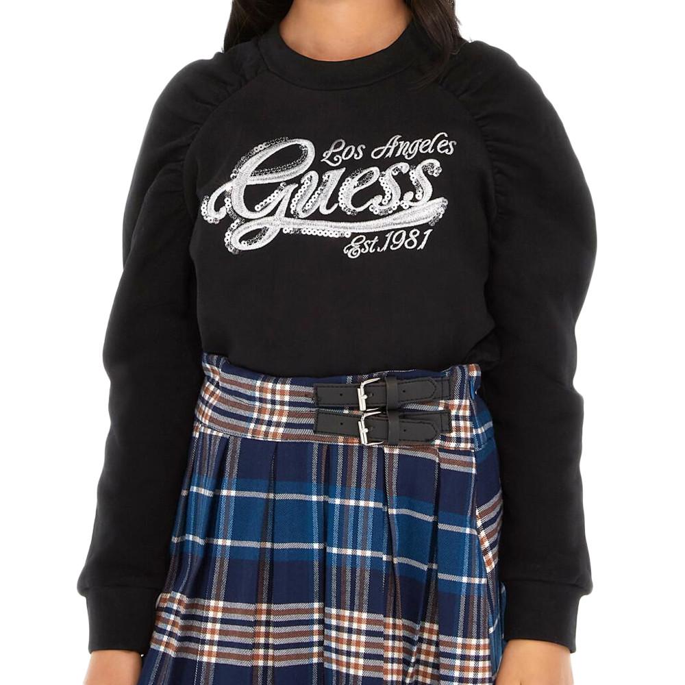 Guess Sweat Noir Fille GuessActive