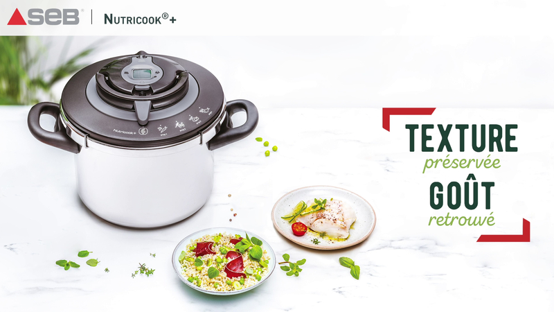 NUTRICOOK®+ Cocotte-minute® 8L inox induction