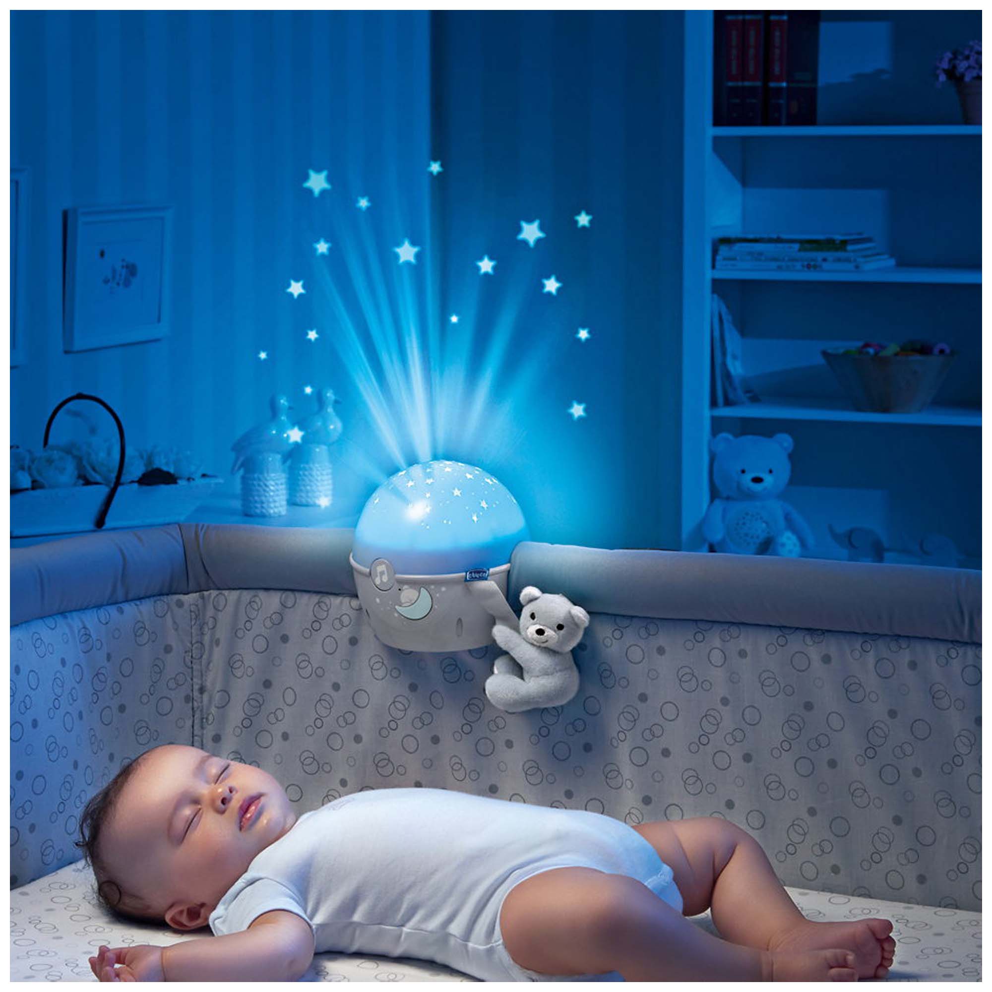 Chicco Next2Stars Projector First Dreams grijs - nachtlampjes - Prénatal