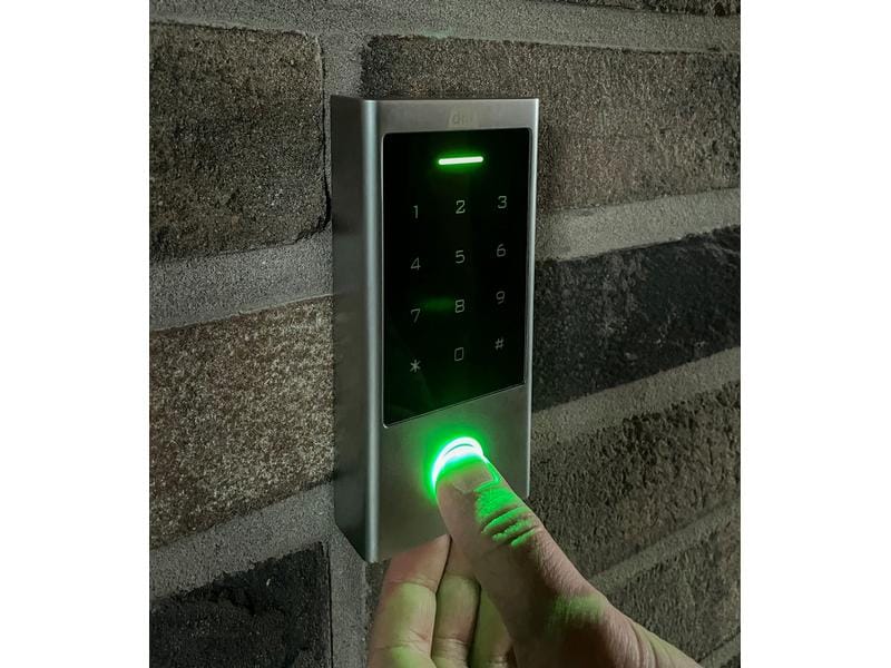 dnt Multireader Fingerprint-Codeschloss BioAccess PRO Fingerabdruckleser, RFID-Leser, Codeschloss, Fingerprintreader, RFID-Reader