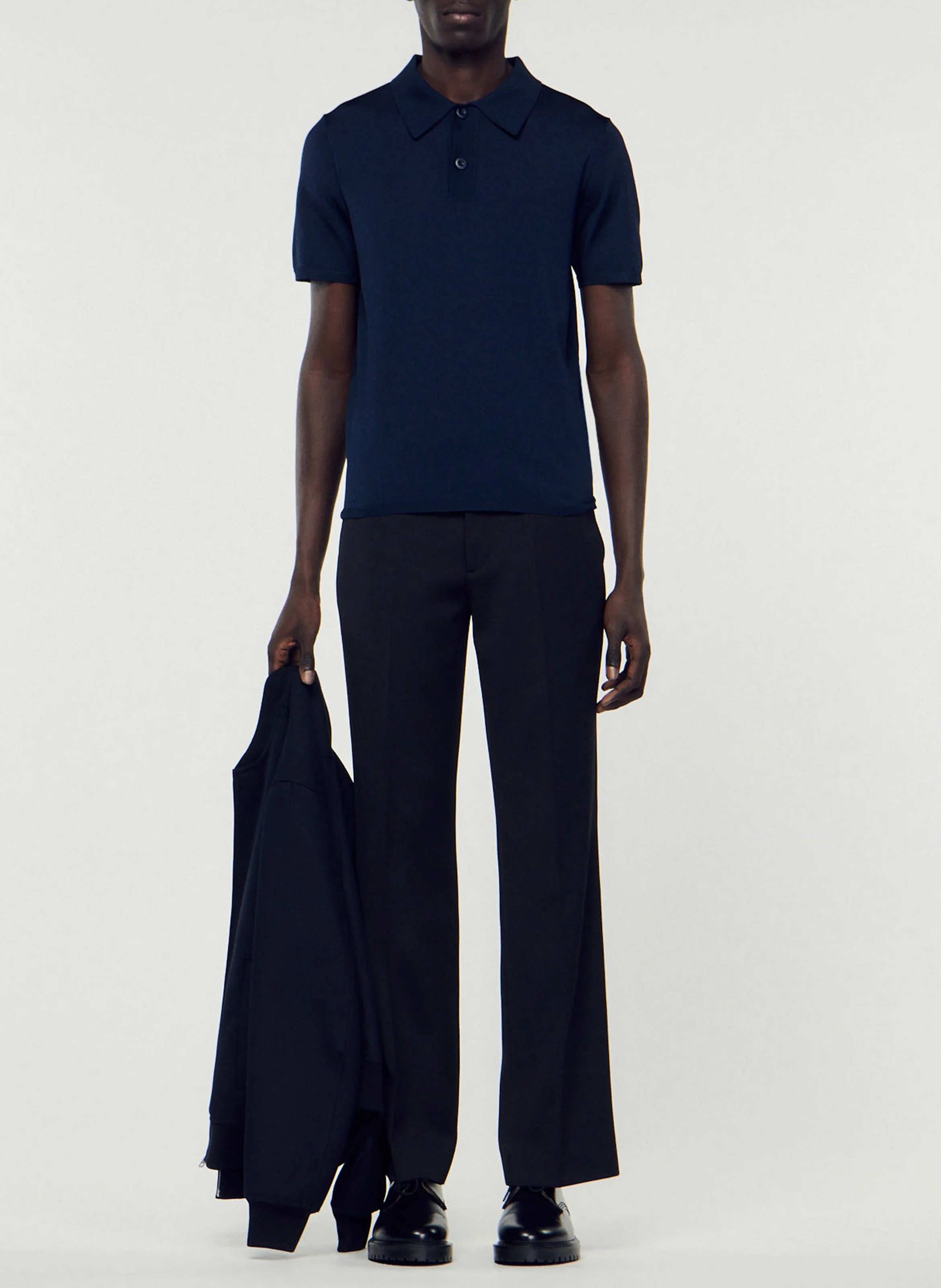 Polo regular fit| Bleu