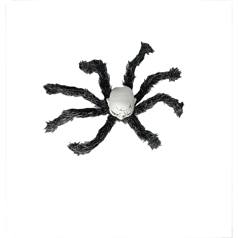 Halloween edderkop 30 cm - Grå