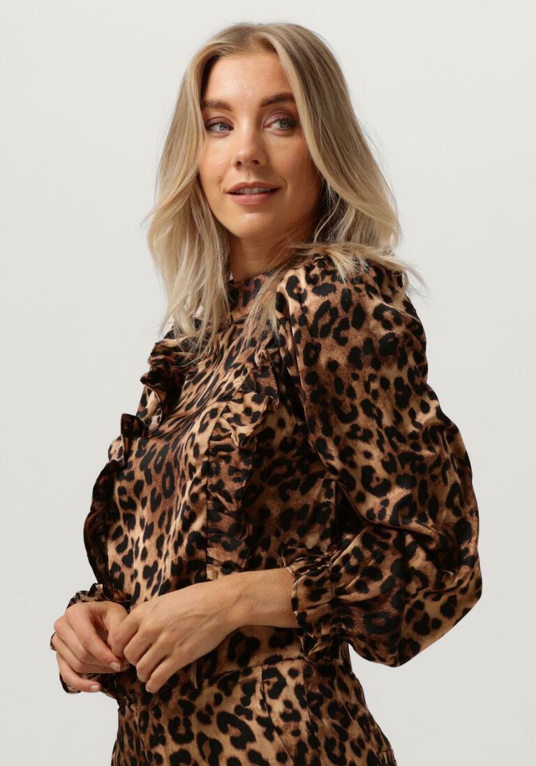 STUDIO AMAYA leopard studio amaya blouse luca