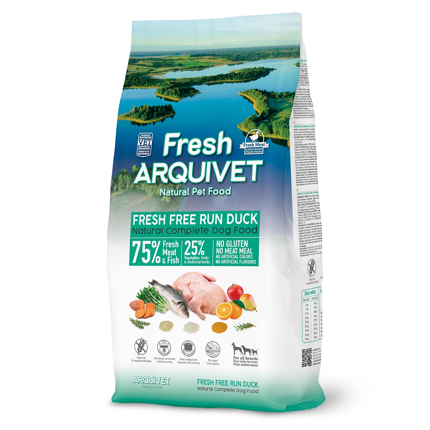 Pato fresco criado solto - 10 kg