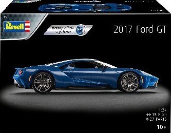 Revell - 2017 Ford Gt Bil Byggesæt - 1:24 - Easy Click - 07824