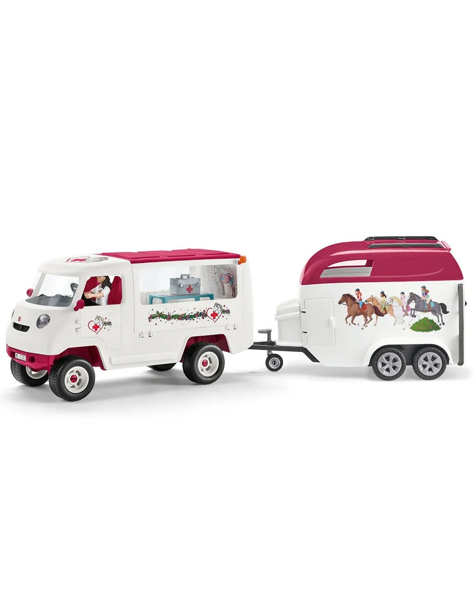 schleich® 42439 Horse Club - Mobile Tierärztin mit Hannoveraner Fohlen