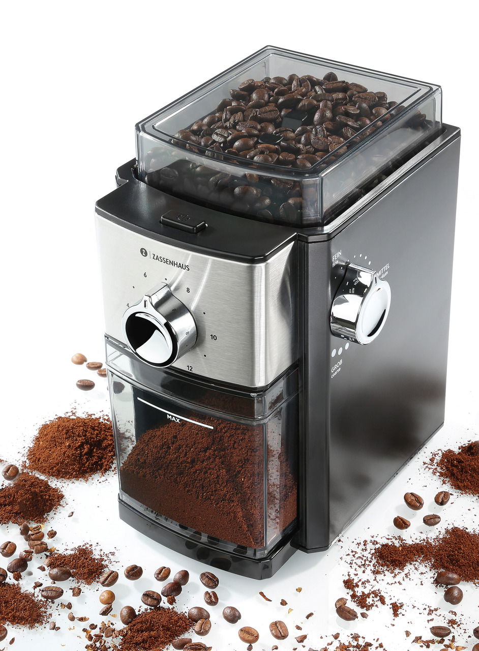 Zassenhaus Elektrische Kaffeemühle KINGSTON STEEL