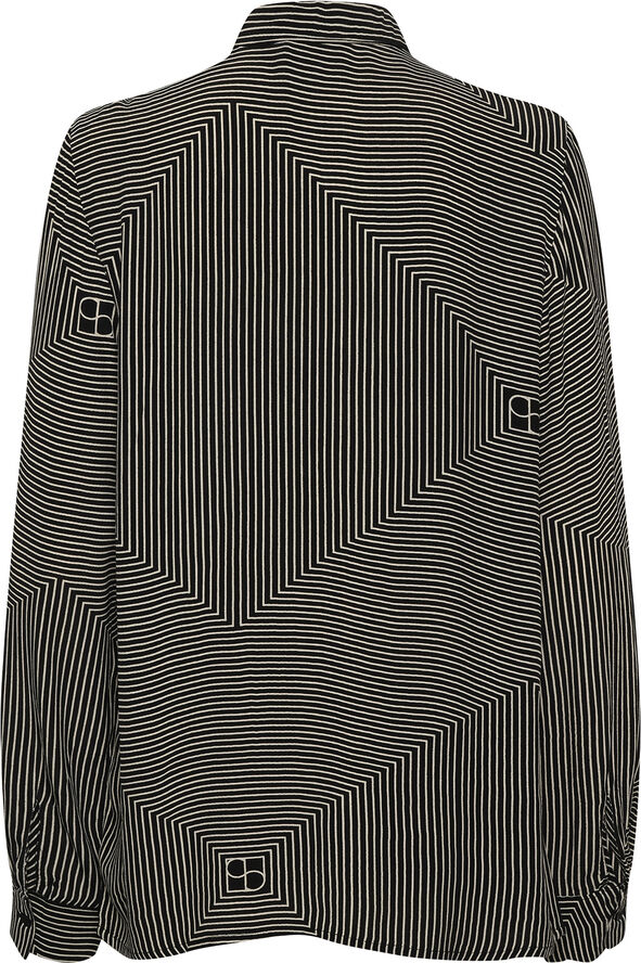 Soaked in Luxury SLMolly Shirt Monogram line print