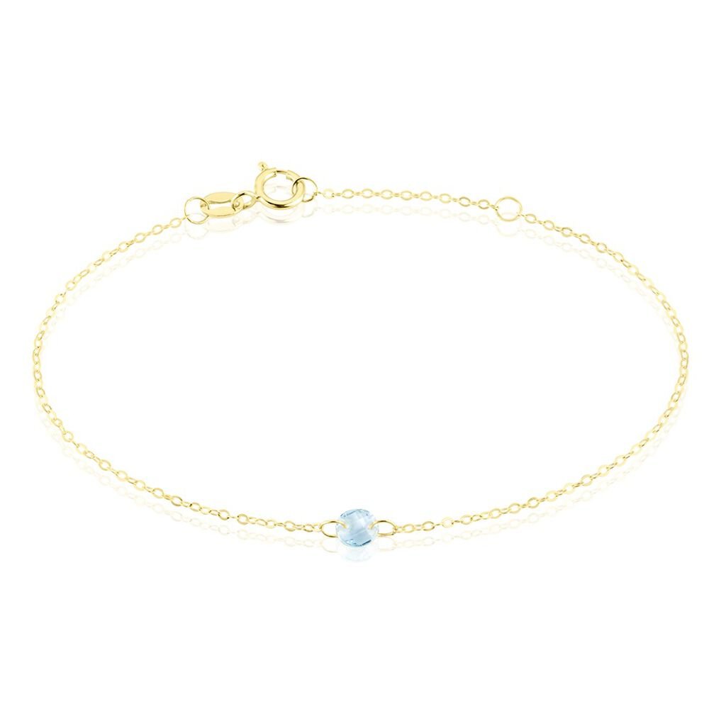 Bracelet Or Jaune Emilee Oxyde De Zirconium