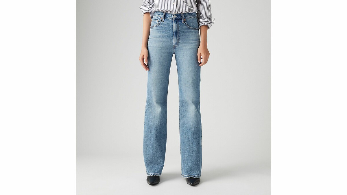 Calças jeans Levi's com sinos na caixa torácica