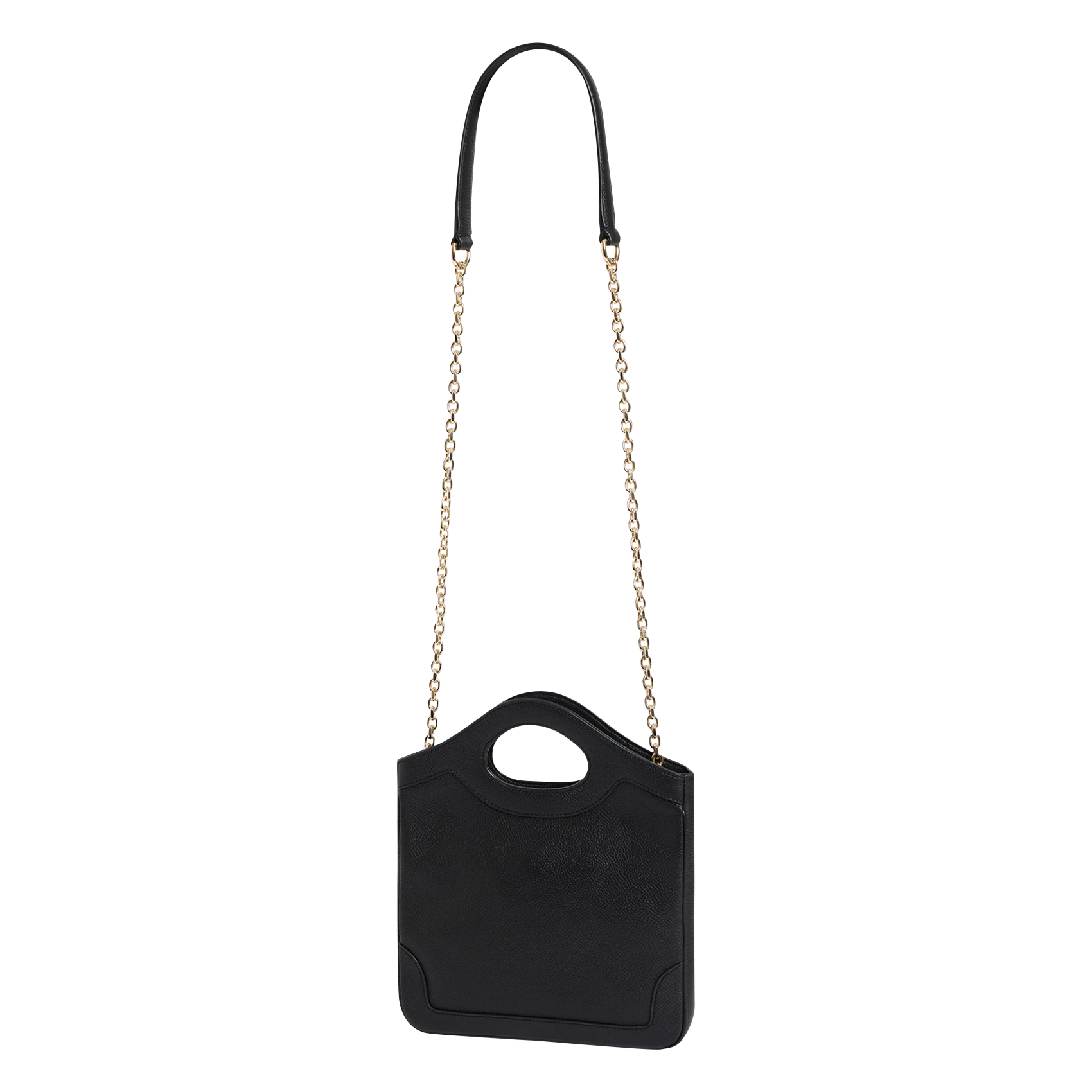 MINI GABRIEL - Sac bandoulière en cuir | Noir